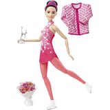 Barbie Esportes De Inverno Patinador No Gelo Boneca Morena (12 Polegadas)