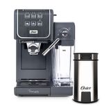 Kit Cafeteira Primalatte Touch E Moedor De Café Oster - 220v