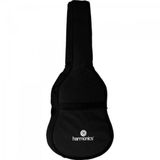Capa Violão Folk Nylon Luxo Preto Harmonics