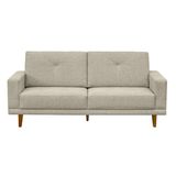 Sofa 02 Lugares Capri 145cm Linho Areia D'monegatto