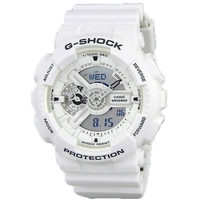 Relógio CASIO G-SHOCK masculino anadigi GA-110MW-7ADR