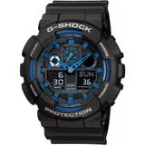 Relógio CASIO G-SHOCK masculino azul/preto GA-100-1A2DR