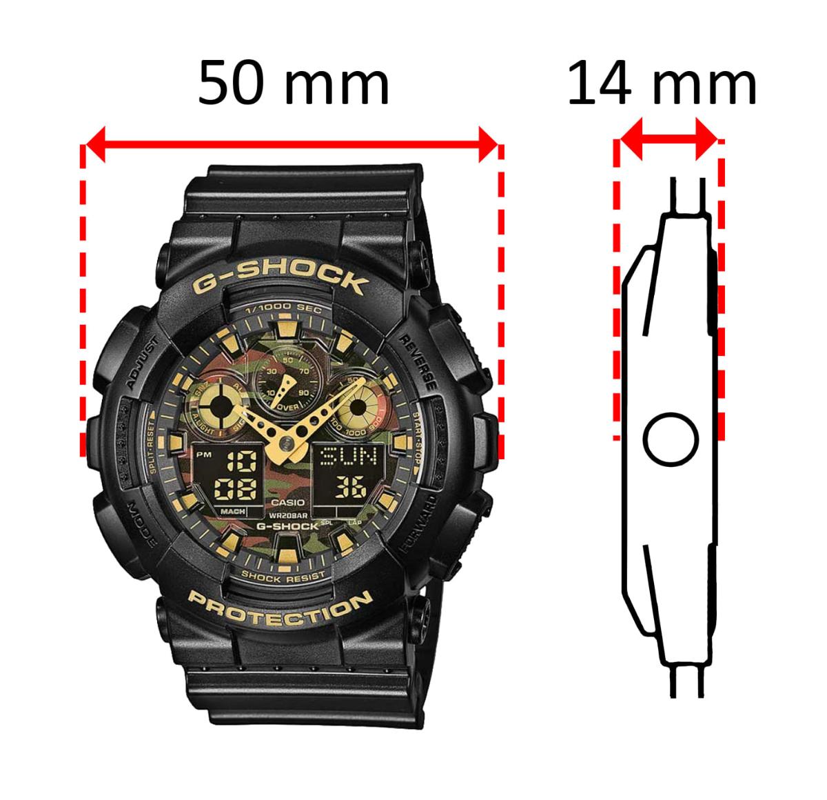 casio g shock ga 100 camuflado