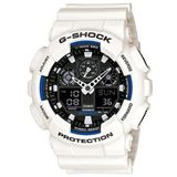 Relógio CASIO G-SHOCK masculino digital branco GA-100B-7ADR