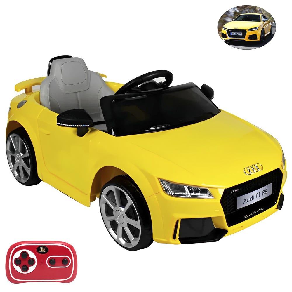 Carro Elétrico Infantil Audi Tt Rs 12v Amarelo Esportivo 921705 Bel