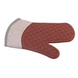 Luva De Silicone E Tecido Glacê 28 X 18 X 2 Cm - Chocolate Brinox