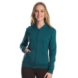Jaqueta Feminina Básica Com Capuz Rovitex Verde G