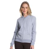 Jaqueta Feminina Básica Com Capuz Rovitex Cinza M