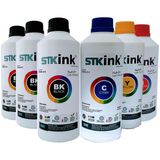 6 Litros Tinta Sublimática Digital STK Kit 4 Cores com perfil ICC