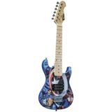 GUITARRA KIDS MARVEL CAPITÃO AMÉRICA GMC-K2