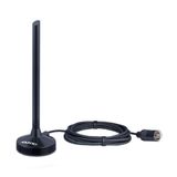 Antena INTERNA/ Externa Aquario DTV-100P VHF/ UHF/ FM/ HDTV/ 4K Cabo 2,5M