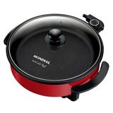 Panela Elétrica Mondial PE-28 Redonda Vermelho Inox 3L 1200W