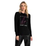 Blusão Estampado Feminino Rovitex Preto M