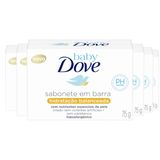 Kit Sabonete Em Barra Baby Dove Hidratação Balanceada 75g - 6 Unidades