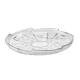 Fruteira De Mesa Em Vidro Cristal 28cm Centro De Mesa