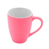 Caneca De Porcelana Soft Touch Rosa 330ml