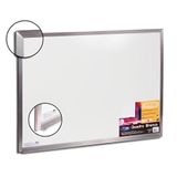 Quadro Branco Standart 80x60cm Moldura Alumínio- Cortiarte