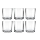 Jogo 6 Copo Bar Whisky Drink Cerveja Água Dose 265 Ml Barman