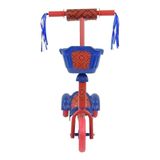 Patinete Infantil 3 Rodas Com Cesto B0001 Vermelho -bbr Toys