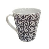 Caneca Porcelana Azulejo 310ml Mod5 1004 - Terramada