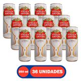 Cerveja Stella Artois Puro Malte 350ml Lata 36 Unidades