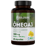 Ômega 3 -  60 Caps - 1000mg (meg 3) - Soldiers Nutrition