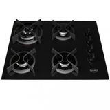 Cooktop Dako Supreme A Gás 4 Bocas Acendimento Automático E Tripla Chama