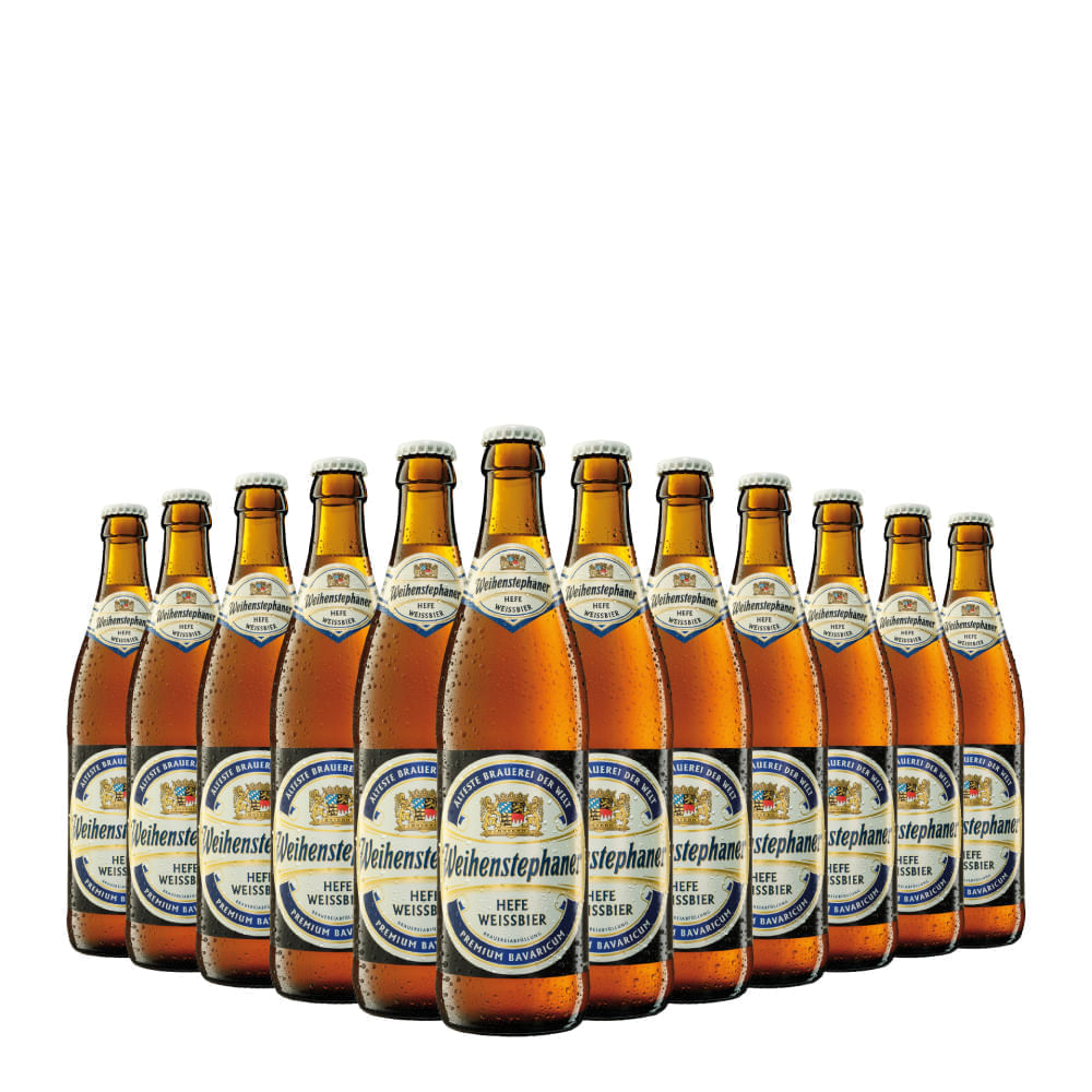 Kit Cerveja Weihenstephaner Hefeweissbier 500ml 12 Unidades