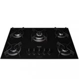 Cooktop Dako Supreme A Gás 5 Bocas Acendimento Automático E Tripla Chama