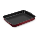 Assadeira Retangular Dura 44Cm Vermelho Rochedo