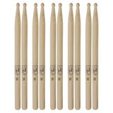Kit Com 5 Pares De Baquetas Para Bateria Maple 5a New York