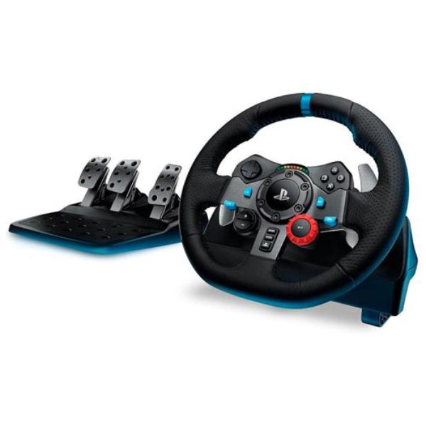 Volante Logitech Driving Force G29 Para PS4 / PS3 / PC Preto