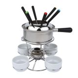 Aparelho De Fondue Inox Com 14 Peças- A\casa Aparelho De Fondue Inox Inox Com 14 Peças- A\casa