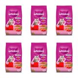 Kit Ração Para Gatos Filhotes Carne 2,7kg 6 Pacotes- Whiskas