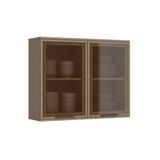 Armário Aéreo Henn Connect de Vidro 80cm Duna