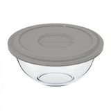 Tigela Plus 1.5l Astral Com Tampa Cinza 030633 - Marinex