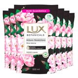 Kit Sabonete Líquido Lux Refil Botanicals Rosas Framcesas 200ml 6 Unidades