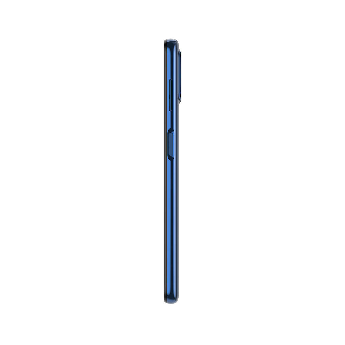 Smartphone Motorola Moto G9 Plus 128GB Azul Índigo 4G Tela 6.8" Câmera Quadrupla 64MP Perfil Direito