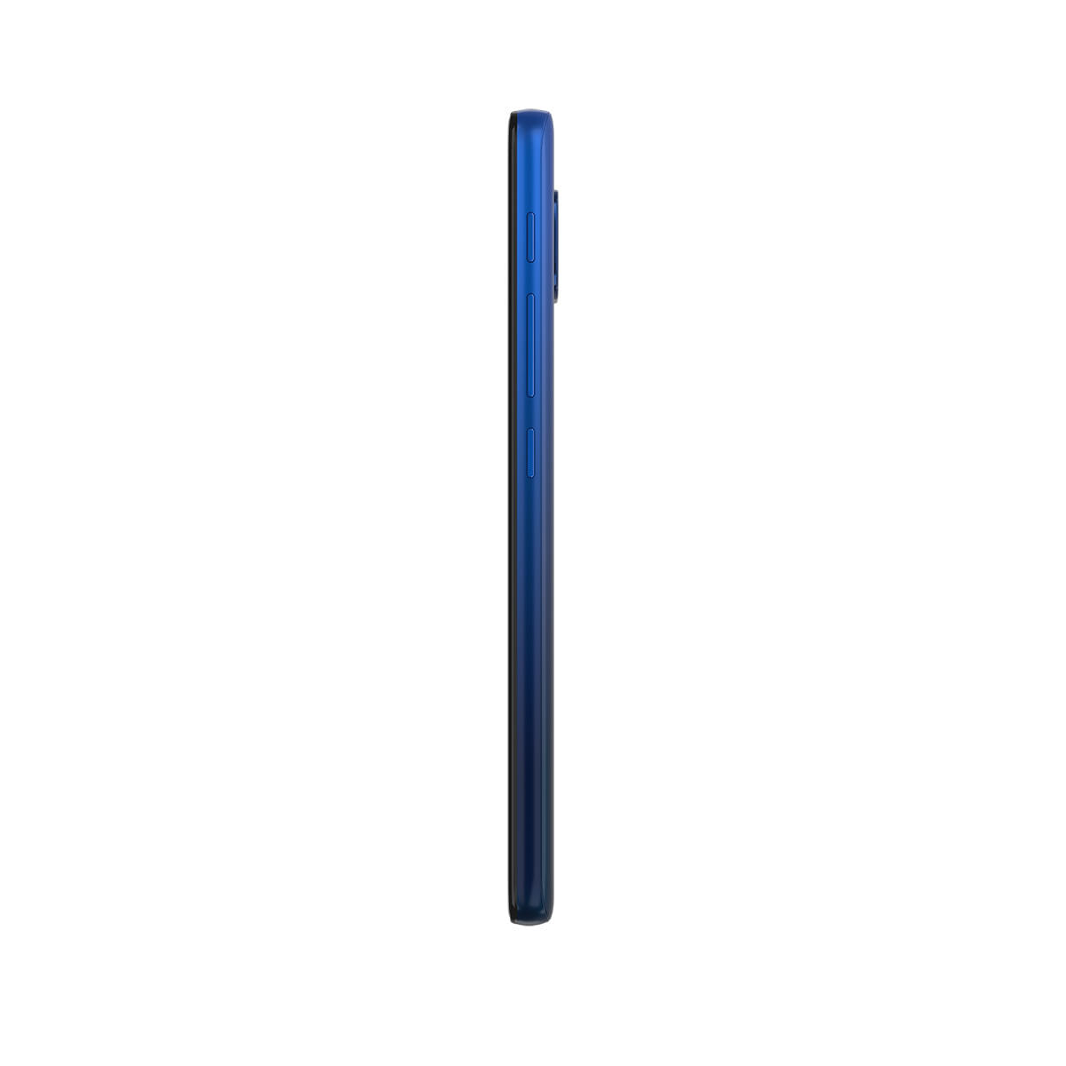 Smartphone Motorola Moto E7 Plus 64GB 4G Azul Navy 6,5” 48MP Perfil Esquerdo