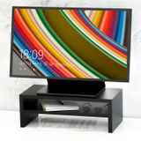 Suporte Para Monitor Notebook Elevado Com Prateleira 330x220 - Preto
