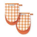 Kitchenaid Gingham Mini Forno Mitt 2-pack Set, Mel, 5.5 X