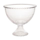 Saladeira Wolff Pearl De Cristal Incolor 21cm X 19cm