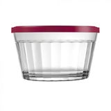 Tigela Americano Com Tampa 1l Vermelho 46100201476959 -nadir
