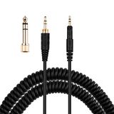 Cabo Smays Ath-m50x, Substituição De Cabo Aux Coiled Para Audio-technica Ath-m40x, Fone De Ouvido Ath-m70x Com Adaptador De 1/4 Polegadas, 4