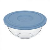 Tigela Plus 1.5l Astral Com Tampa Azul 030633 - Marinex
