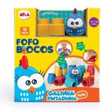 Fofo Blocos Galinha Pintadinha Mini 15 Peças - Elka