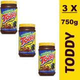 Kit 3 Toddy Original Achocolatado Pote Grande Econômico 750g