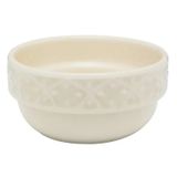 Tigela Bowl Mendi Marfim Petisqueira Cerâmica 440ml