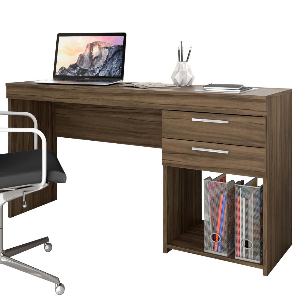 Mesa De Escritório Office Nogal Trend Notável Móveis