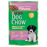 Ração Úmida Dog Chow Sabor Carne para Cães Filhotes - 100g - 1 unidade